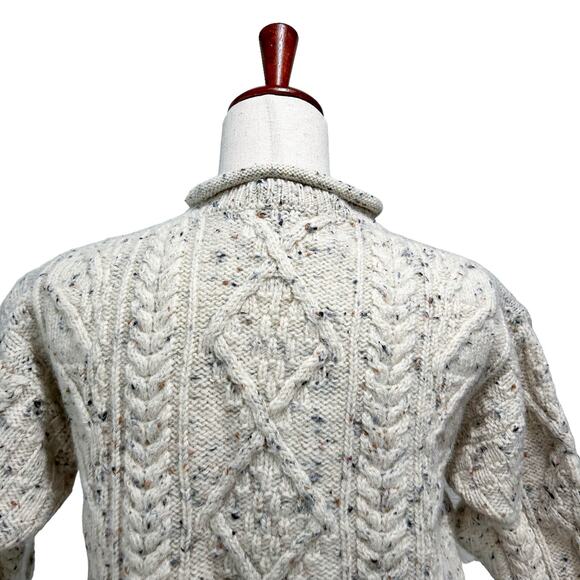 Tivoli Aran Sheepdog Sheep Vintage 90s Cable Knit Sweater Girls Size 11/13 - Picture 10 of 15